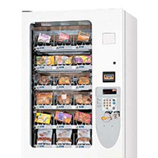 ワンルームマンションクレストはカジュアルフード自動販売機
小腹がすいた時に、24時間365日販売中！カップ麺・パン類・お菓子・チョコレート・アイスクリーム・ドリンク等